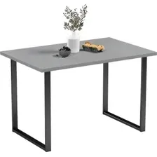Кухонный стол Mio Tesoro Tako 100x60 (серый/черный)