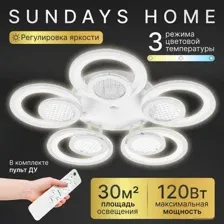 Припотолочная люстра Sundays Home KR-46 6372