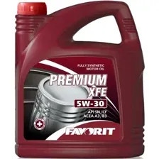 Моторное масло Favorit Premium XFE 5W-30 5л
