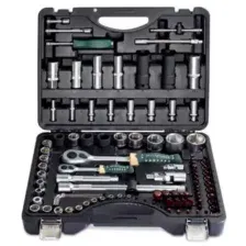 набор инструментов! 94+6пр, 1/4',1/2', 6гр., 10-32мм, кейс\ RF-4941-5 PREMIUM ROCK FORCE