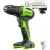 Дрель-шуруповерт Greenworks GD24DD35K2 3704007CUC (с 2-мя АКБ)