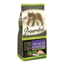 6кг Корм Primordial Cat Adult Neutered Turkey & Herring беззерновой для взрослых стерилизованных кошек с Индейкой и сельдью