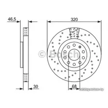 Тормозной диск Bosch 0986479258