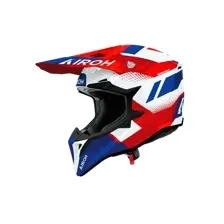 Мотошлем Airoh WRAAAP Vision WRAV55-S (S, красный/синий глянец)