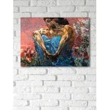 Картина на стекле Stamprint Демон сидящий М. А. Врубель PT022 (50x70)