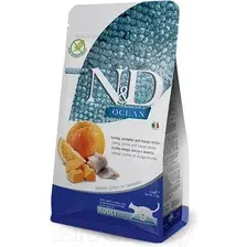 Сухой корм для кошек Farmina N&D Grain Free Ocean Pumpkin Herring & Orange Adult (1.5кг)