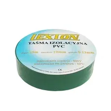 Лента изоляционная LXSC040 (изолента) зеленая 25м/19мм упаковка 10 штук