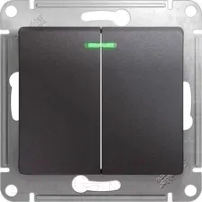 Выключатель Schneider Electric Glossa GSL001353 (графит)