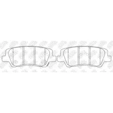 Тормозные колодки дисковые задняя ось NIBK PN0718