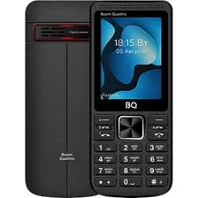 Кнопочный телефон BQ BQ-2455 Boom Quattro (черный)