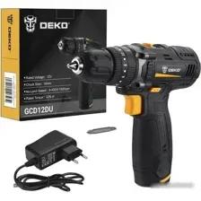 Дрель-шуруповерт Deko GCD12DU, 063-4039
