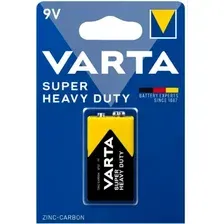 Батарейка Varta Super Heavy Duty 9V/6F22 Carbon 9V Bl.1 / 2022 101 411
