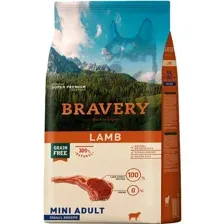Сухой корм для собак Bravery Монопротеиновый беззерновой с ягненком 7 кг