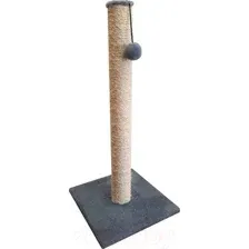 Когтеточка Cat House Столбик 0.9 (сизаль серый)