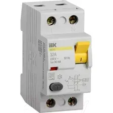 Устройство защитного отключения IEK ВД1-63 32А 30мА тип A 2п / MDV11-2-032-030