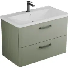 Тумба с умывальником Veneciana Tibr 80  Florentina Аллегро 800 (олива/белый)