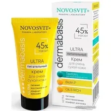 Крем для лица Novosvit Крем для лица Ultra Питательный 45% масел для очень сухой кожи 50 мл