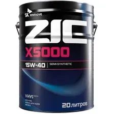 Моторное масло ZIC X5000 15W-40 20л