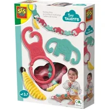 Развивающая игрушка SES Creative Tiny Talents, Разноцветные звенья Обезьянки, 13111