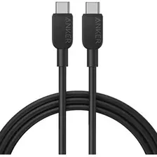 Кабель Anker 310 A81E2 USB Type-C - USB Type-C 60W (1.8 м, черный)