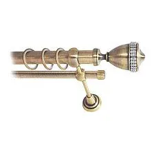 Карниз для штор Lm Decor Кубок 110 2р гладкий 25/16мм (антик, 2м)