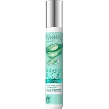 Гель для век Eveline Cosmetics Organic Aloe+Collagen Увлажняющий роликовый (15мл)