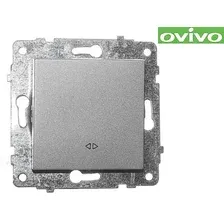 Выключатель Ovivo 1-кл перекрестный, серебро, механизм арт.600-000210-214