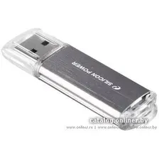 USB Flash Silicon-Power Ultima II I-Series Silver 16 Гб (SP016GBUF2M01V1S)
