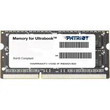 Оперативная память Patriot Memory for Ultrabook 4GB DDR3 SO-DIMM PC3-12800 (PSD34G1600L2S)
