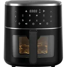Аэрогриль (аэрофритюрница) Beheart Smart Air Fryer 6L AF-E6003-AS (с евровилкой, черный)