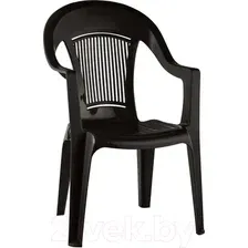Стул пластиковый Ellastik Plast Элластик 41x55x91 (шоколад)