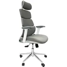 Офисное кресло SitUp Crocus White Chrome (сетка Grey/Grey)