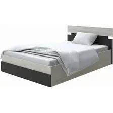 Кровать PROxSON Milton с ПМ 90x200 (ясень шимо светлый/черный)