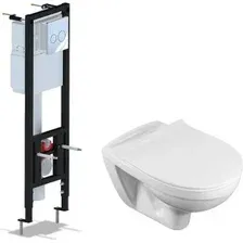 Унитаз подвесной Santek Бореаль 1WH302205 + Ани Пласт WCP1310