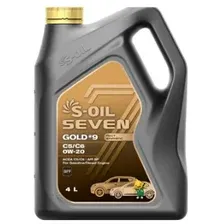 Моторное масло S-OIL S-OIL 7 GOLD #9 C5 0W-20 4л
