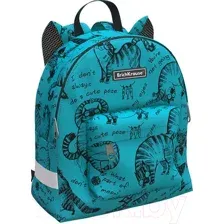 Детский рюкзак Erich Krause EasyLine Mini Animals 6L Zen Cats Turquoise / 55357