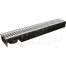 Лоток водоотводный Ecoteck Standart 100.95 h99 / ДИ 16505000 (с решеткой)