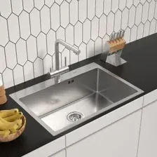Кухонная мойка ARFEKA ECO AR 700*500 SATIN DECOR VOLCANIC ROCK