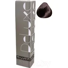 Крем-краска для волос Estel De Luxe Silver 4/75 (шатен коричнево-красный)