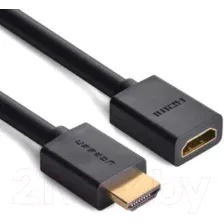 Удлинитель кабеля Ugreen HD107 / 10141 (1м, черный)