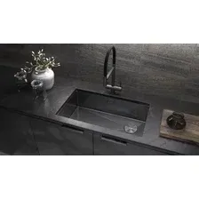 Кухонная мойка ZorG Zerox 74 U / IF Side SF PVD Gunblack