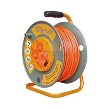 Удлинитель на катушке Glanzen EB-50-007 (50 м, оранжевый)