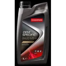 Моторное масло Champion OEM Specific MS-V 0W-20 1л