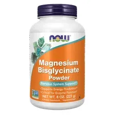Магний Биглицинат Now Magnesium Bisglycinate Powder  227 грамм