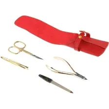 Набор для маникюра и педикюра Dewal 901RED (красный)
