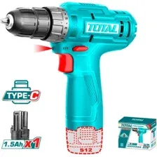 Дрель-шуруповерт TOTAL TDLI12428