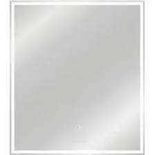 Шкаф с зеркалом для ванной Symbolite Квартет 60x80 левое (с подсветкой, сенсор на зеркале)