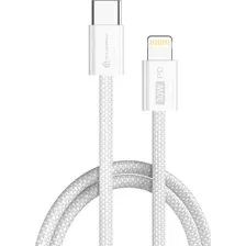 Кабель Atomic Real USB-C-Lightning PD 30W 30.408 (1.5м, белый)