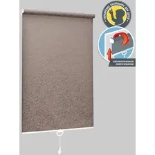 Рулонная штора Delfa Сантайм Жаккард Венеция СРШП-05В 29518 (48x170, тауп)