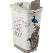 Контейнер для корма Rotho Cody Cat with Joy 25 л (белый)